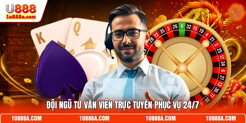 Đội ngũ tư vấn viên trực tuyến phục vụ 24/7