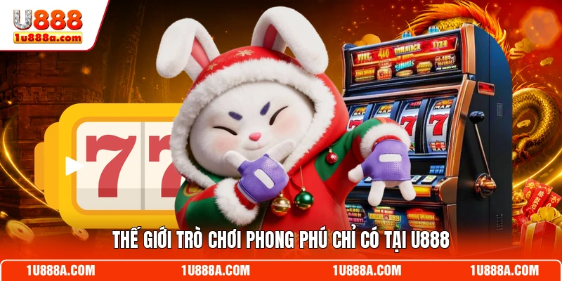Thế giới trò chơi phong phú chỉ có tại U888