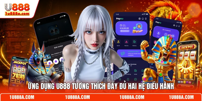 Ứng dụng U888 tương thích đầy đủ hai hệ điều hành